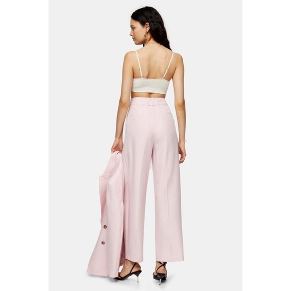 NWOT topshop marl pink trouser 2 US - Picture 3 of 3